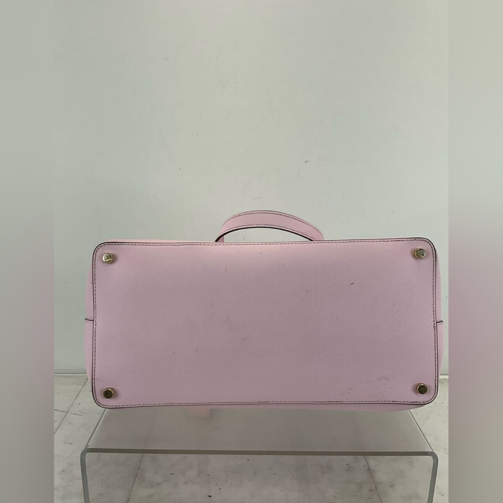 Kate Spade Orchid Blush pink Saffiano Leather Top Zip Shoulder Tote Handbag - Picture 6 of 8